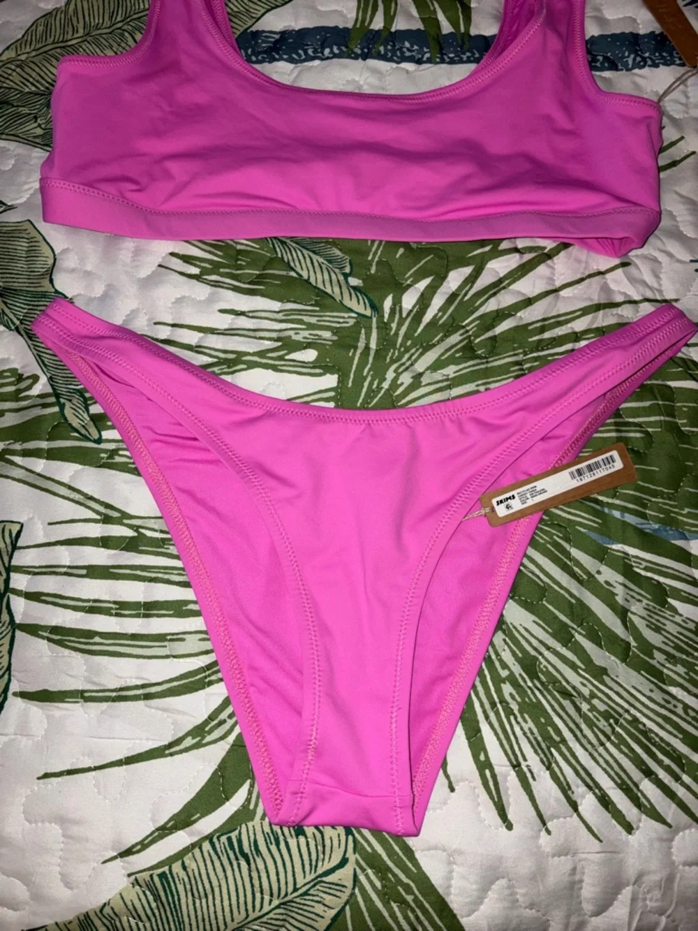 SKIMS Hot Pink Bikini Set